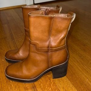 Tan Franco Sarto booties